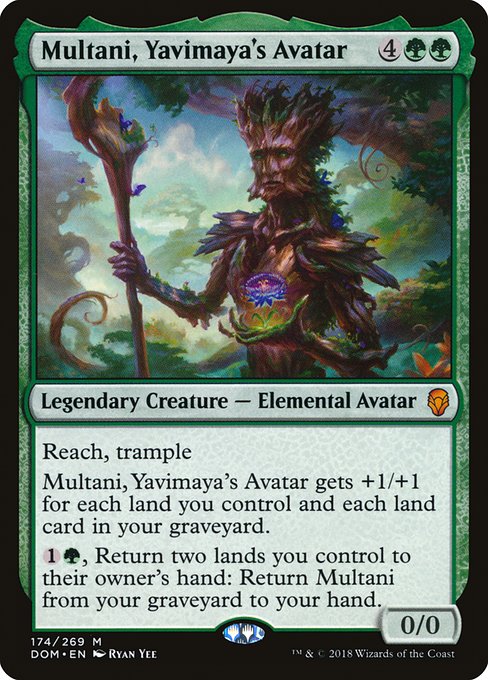Multani, Yavimaya's Avatar (Foil) - DOM - 174