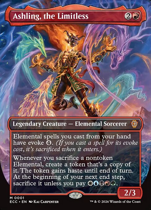 Ashling, the Limitless (Borderless) (Foil) - ECC - 1
