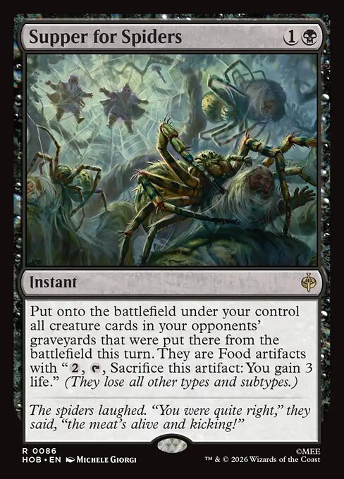 Supper for Spiders (Foil) - HOB - 86