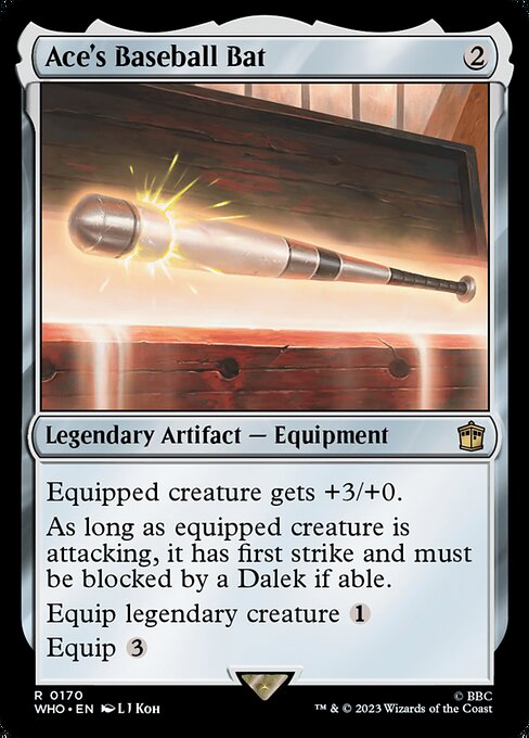 Ace's Baseball Bat - WHO - 170