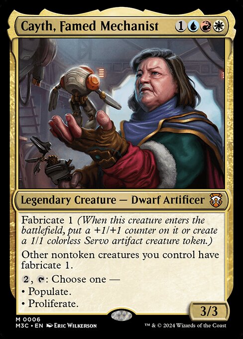 Cayth, Famed Mechanist - M3C - 6