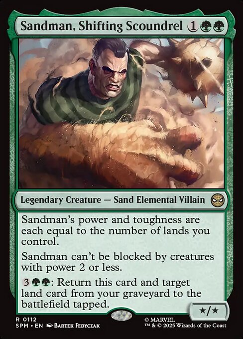 Sandman, Shifting Scoundrel (Foil) - SPM - 112