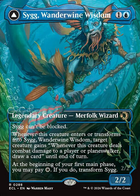 Sygg, Wanderwine Wisdom (Borderless) - ECL - 288