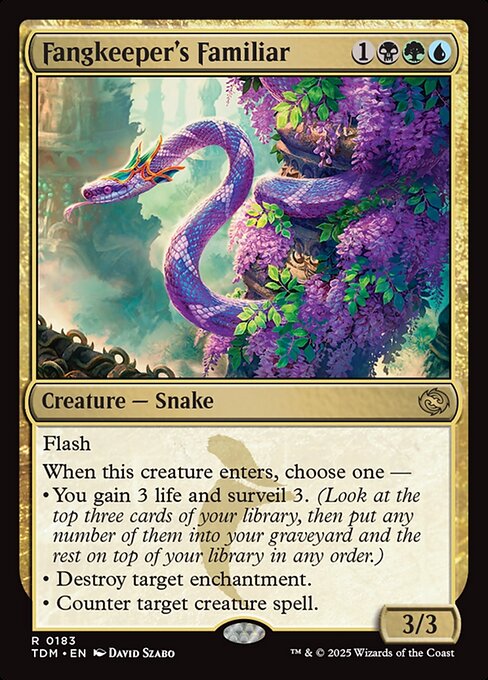 Fangkeeper's Familiar (Foil) - TDM - 183