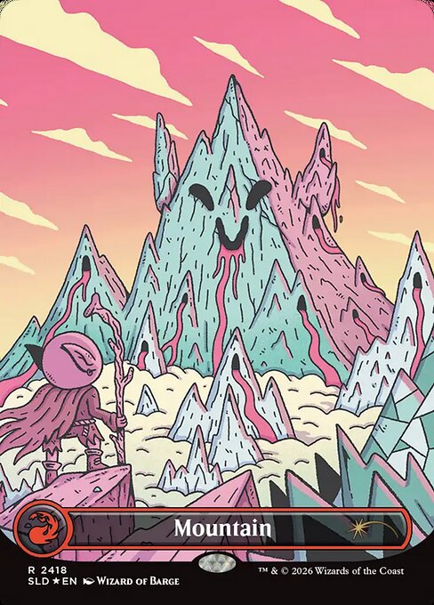 Mountain (2418) (Foil) - SLD - 2418