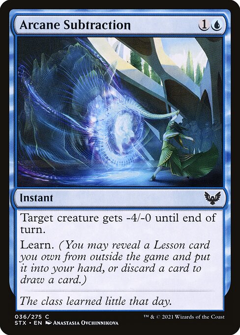 Arcane Subtraction - STX - 36