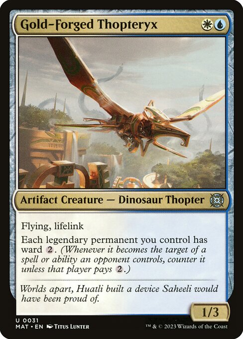 Gold-Forged Thopteryx (Foil) - MAT - 31