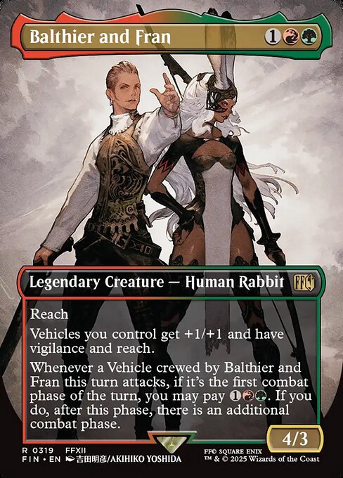 Balthier and Fran (0319) (Borderless) - FIN - 319
