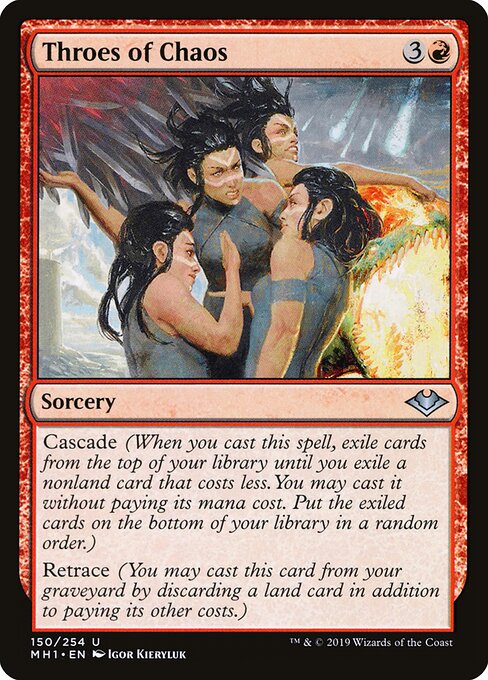 Throes of Chaos (Foil) - MH1 - 150