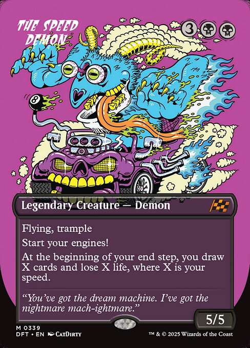 The Speed Demon (Borderless) - DFT - 339