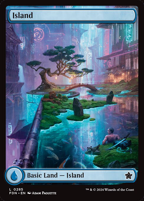 Island (0285) (Foil) - FDN - 285