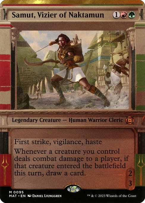 Samut, Vizier of Naktamun (Showcase) (Foil) - MAT - 95
