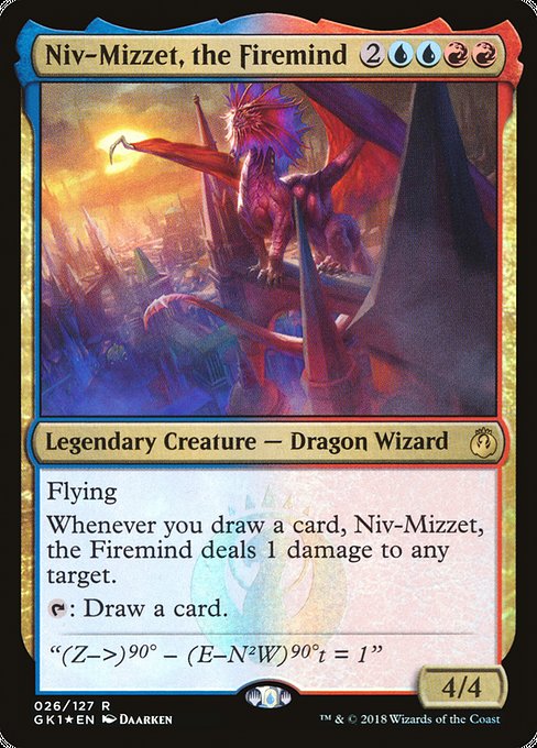 Niv-Mizzet, the Firemind (Foil) - GK1 - 26
