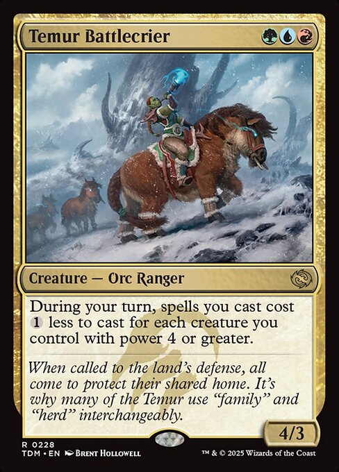 Temur Battlecrier - TDM - 228