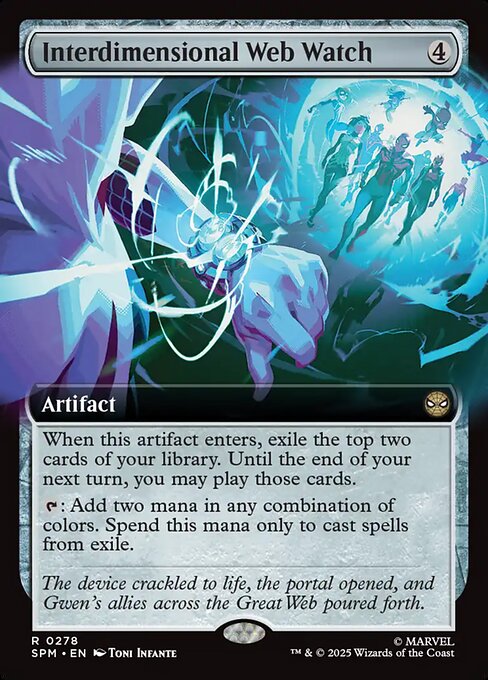 Interdimensional Web Watch (Extended Art) (Foil) - SPM - 278