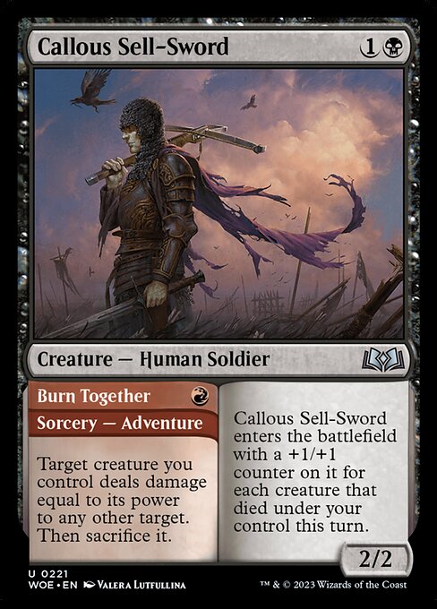 Callous Sell-Sword - WOE - 221