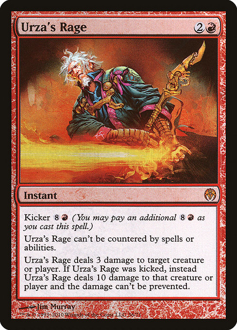 Urza's Rage (Foil) - DDE - 36