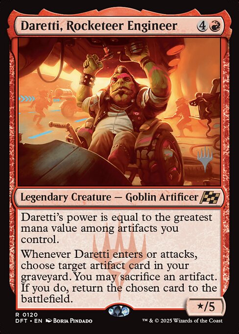 Daretti, Rocketeer Engineer (Foil) - PDFT - 120p