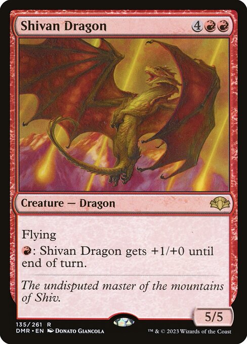 Shivan Dragon - DMR - 135
