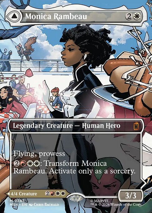 Monica Rambeau (Borderless) (0345) (Foil) - MSH - 345