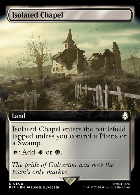 Isolated Chapel (Extended Art) (Foil) - PIP - 500