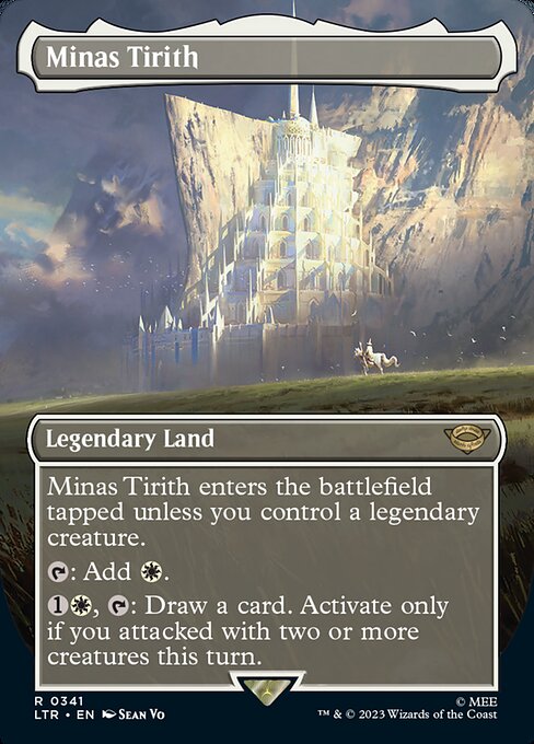 Minas Tirith (0341) (Borderless) (Foil) - LTR - 341