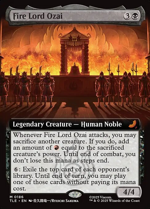 Fire Lord Ozai (Extended Art) - TLE - 186