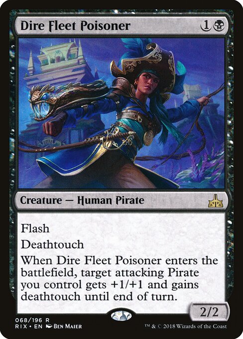 Dire Fleet Poisoner (Foil) - RIX - 68