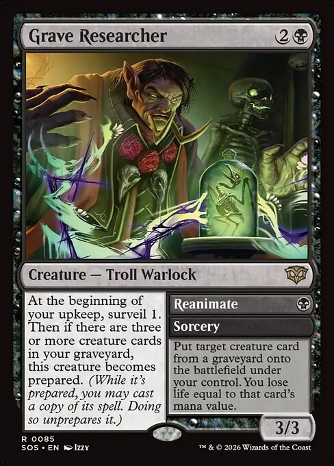 Grave Researcher (Foil) - SOS - 85