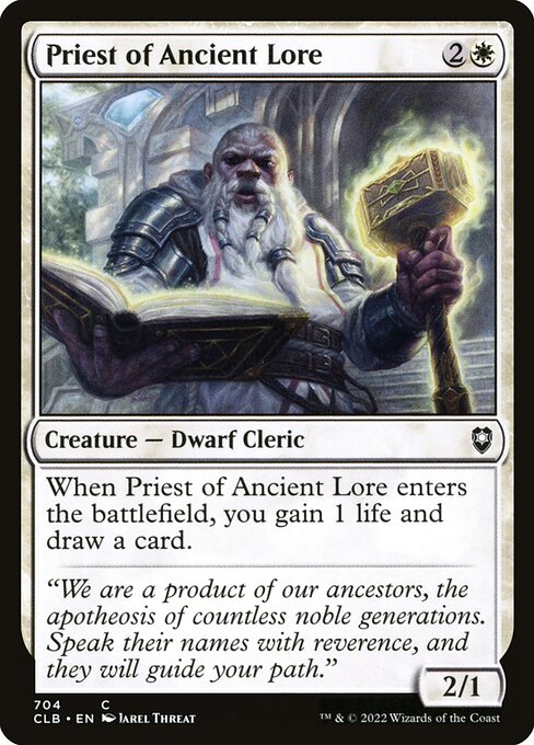 Priest of Ancient Lore - CLB - 704