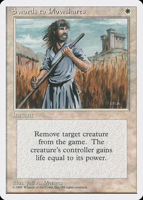 Swords to Plowshares - 4ED - 52