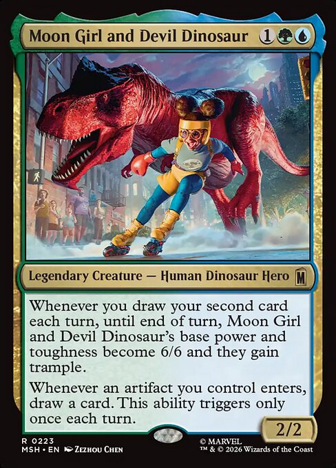 Moon Girl and Devil Dinosaur (Foil) - MSH - 223