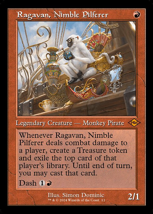Ragavan, Nimble Pilferer (Retro Frame) (Foil) - H2R - 11