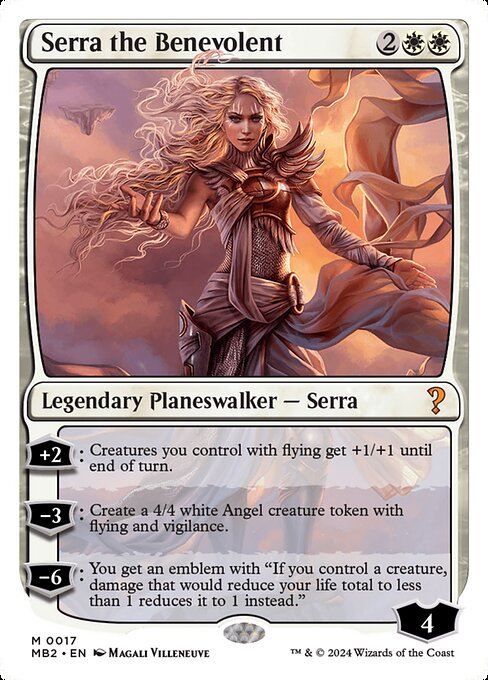 Serra the Benevolent (White Border) - MB2 - 17