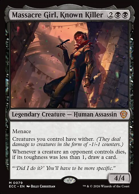 Massacre Girl, Known Killer - ECC - 79