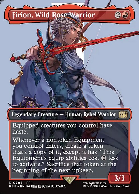 Firion, Wild Rose Warrior (Borderless) - FIN - 386