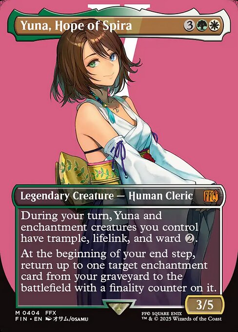 Yuna, Hope of Spira (Borderless) - FIN - 404