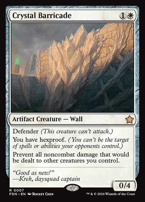 Crystal Barricade - FDN - 7