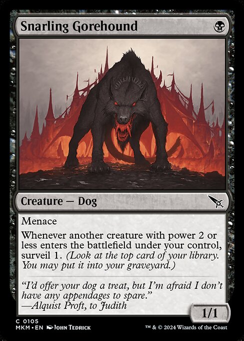 Snarling Gorehound - MKM - 105