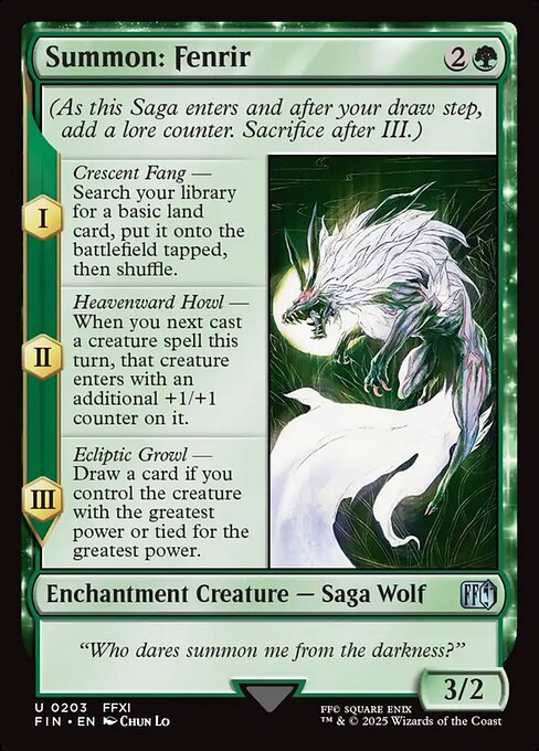 Summon: Fenrir - FIN - 203