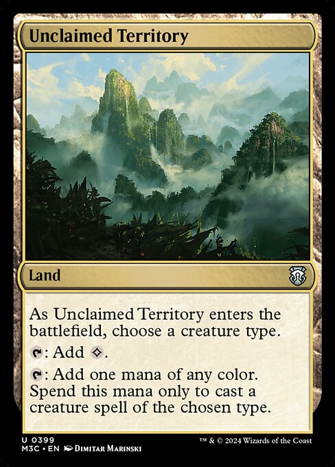 Unclaimed Territory - M3C - 399