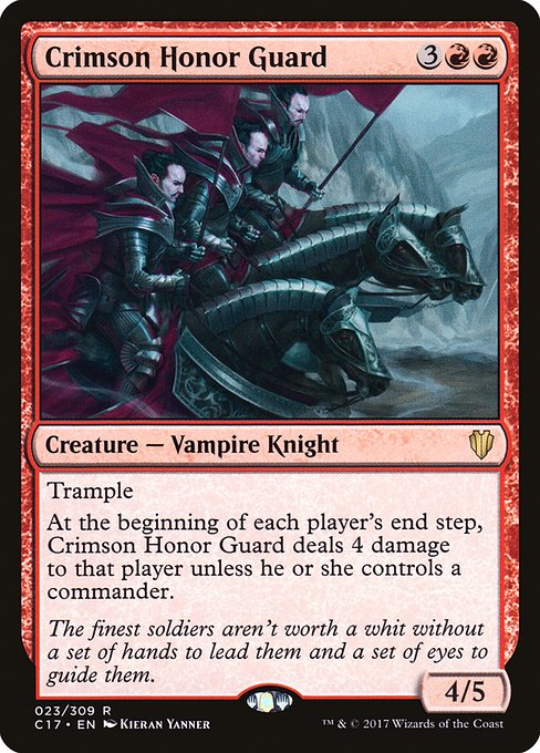 Crimson Honor Guard - C17 - 23