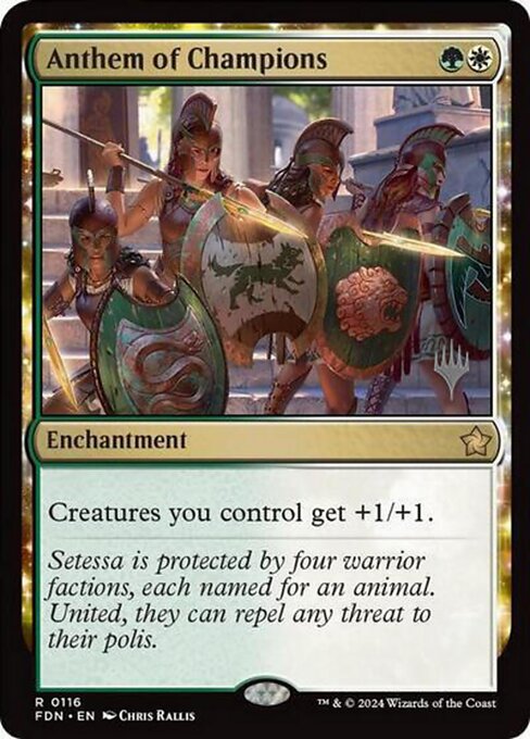 Anthem of Champions (Foil) - PFDN - 116p