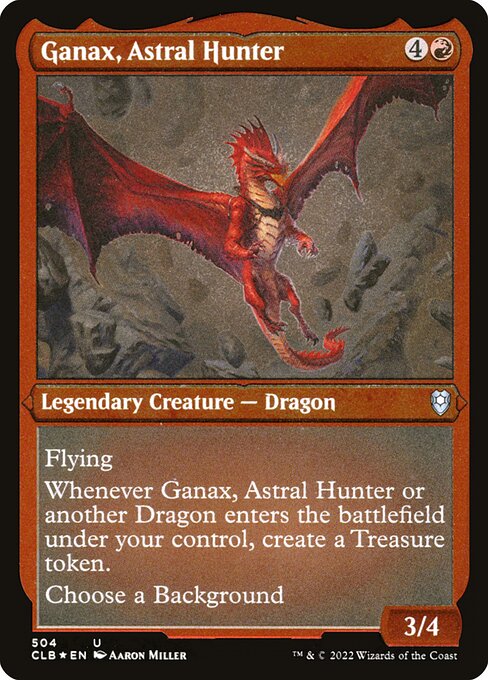 Ganax, Astral Hunter (Foil Etched) - CLB - 504
