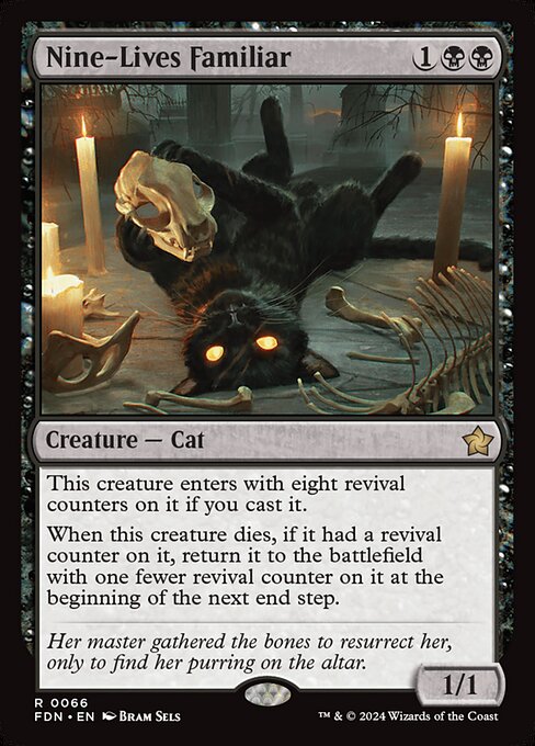 Nine-Lives Familiar (Foil) - FDN - 66