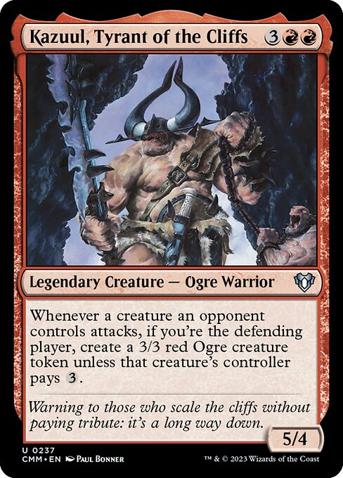 Kazuul, Tyrant of the Cliffs - CMM - 237