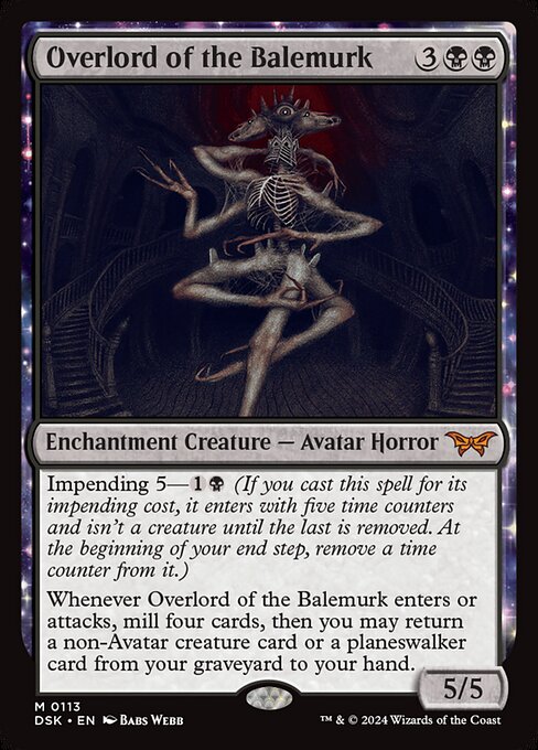 Overlord of the Balemurk (Foil) - DSK - 113