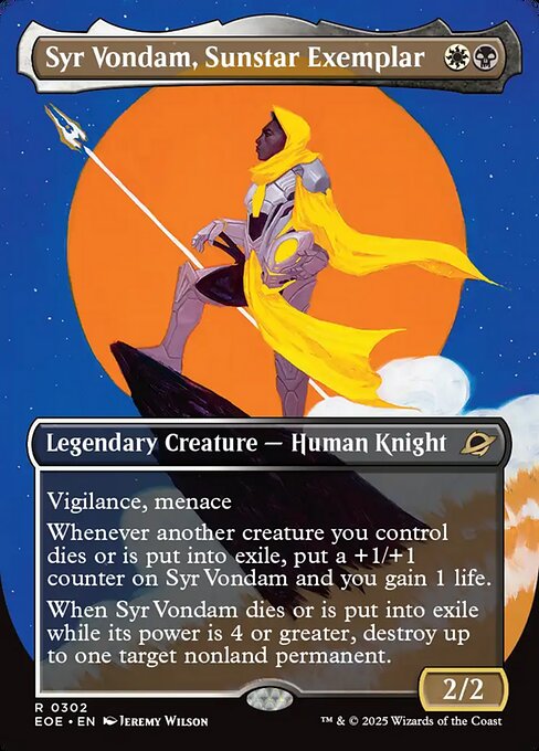 Syr Vondam, Sunstar Exemplar (Borderless) - EOE - 302
