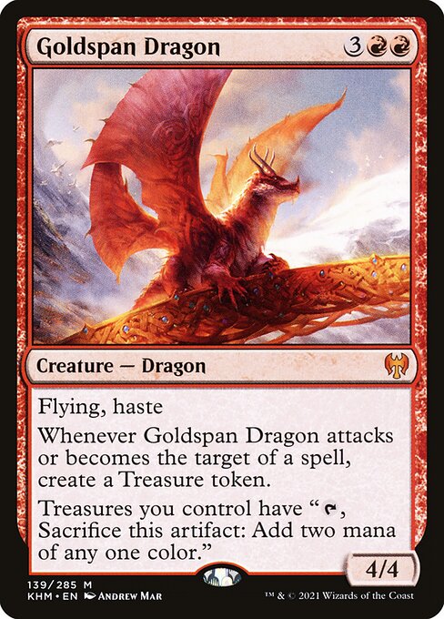 Goldspan Dragon (Foil) - KHM - 139