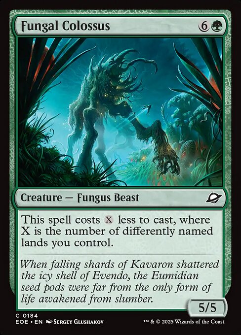 Fungal Colossus (Foil) - EOE - 184